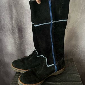 Suede Boots
